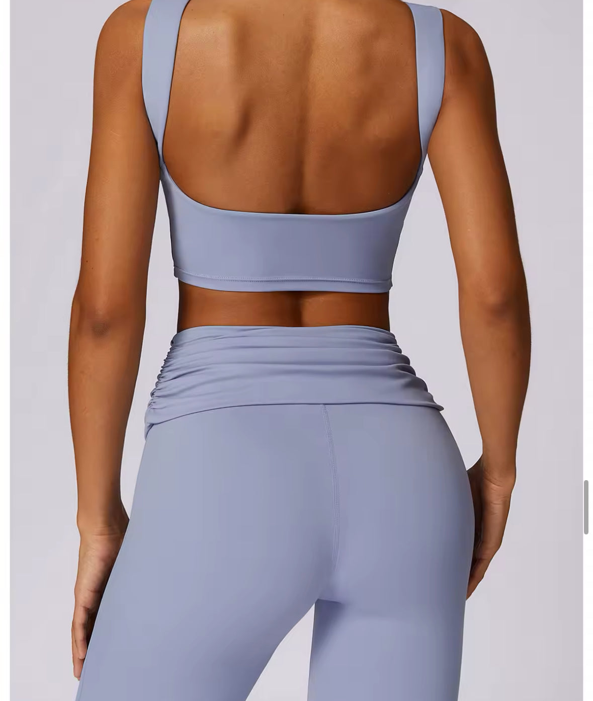 The Sculpted Flow Contour Crop Top