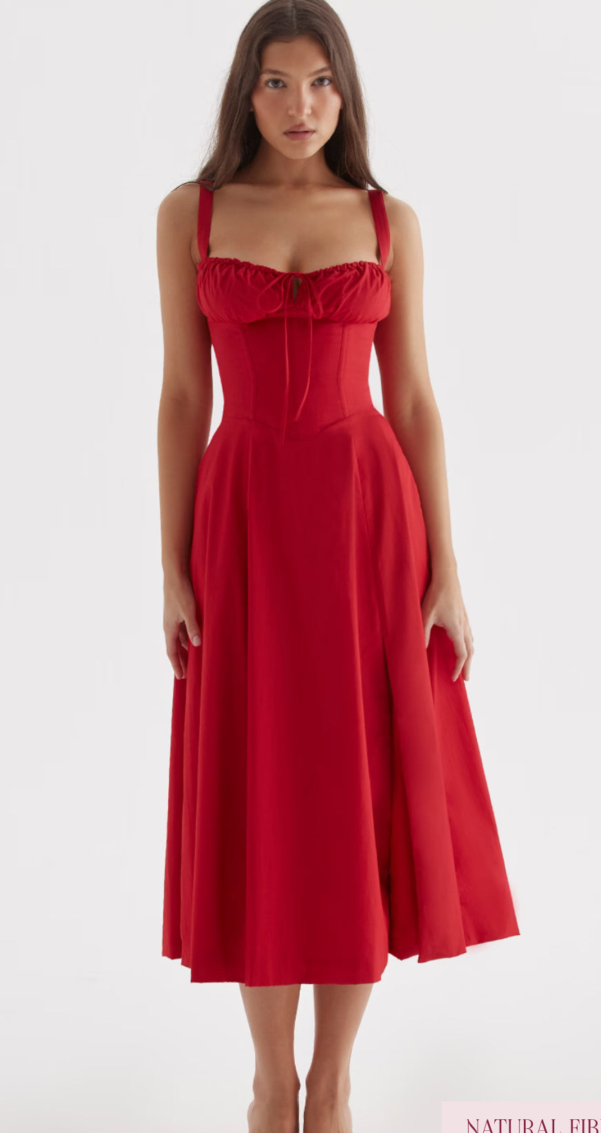 Crimson rose cami dress
