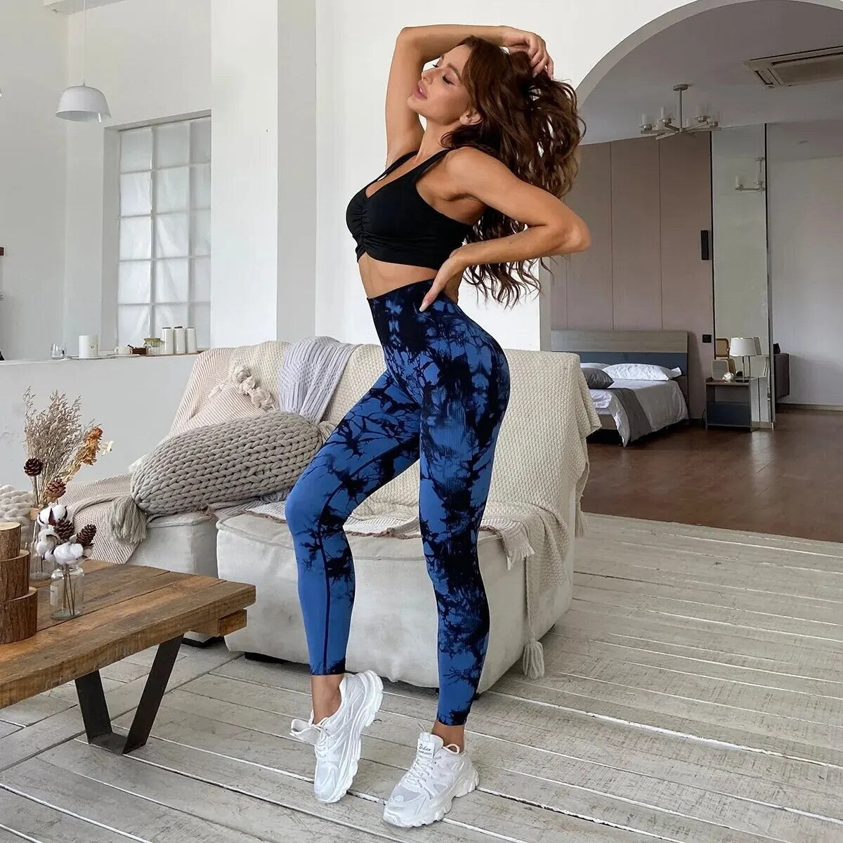 High Waist Leggings - Women's Stretchy Workout Yoga Pants