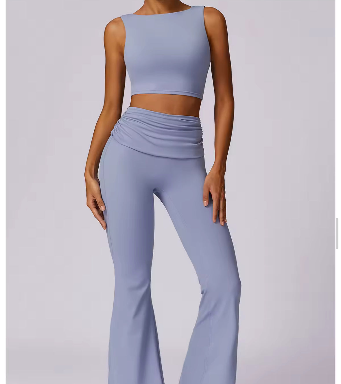 The Sculpted Flow Contour Crop Top