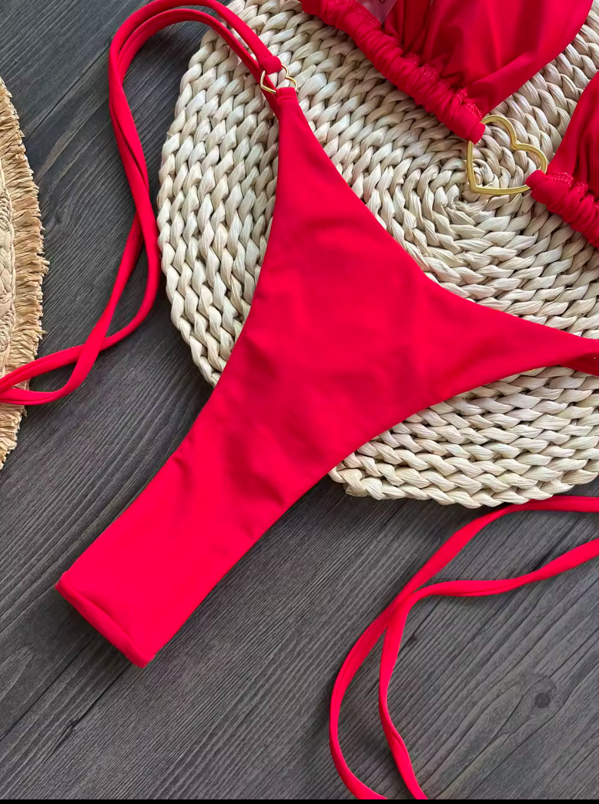 The Lady in Red: Bikini Edition