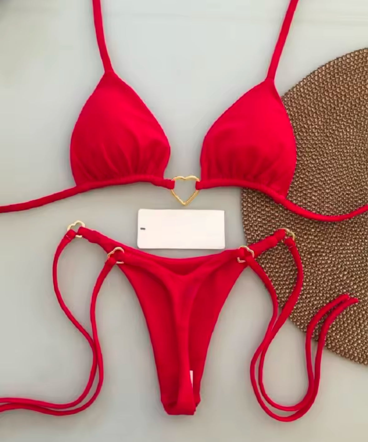 The Lady in Red: Bikini Edition