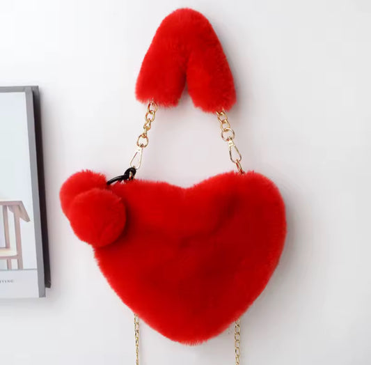 The BAE Plush Heart Bag