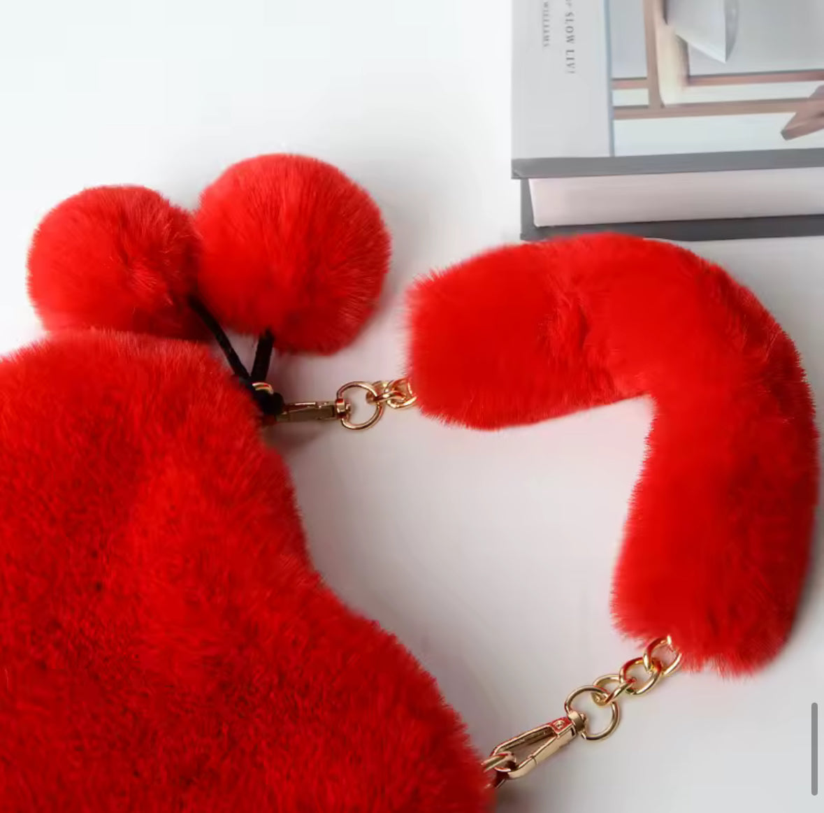 The BAE Plush Heart Bag