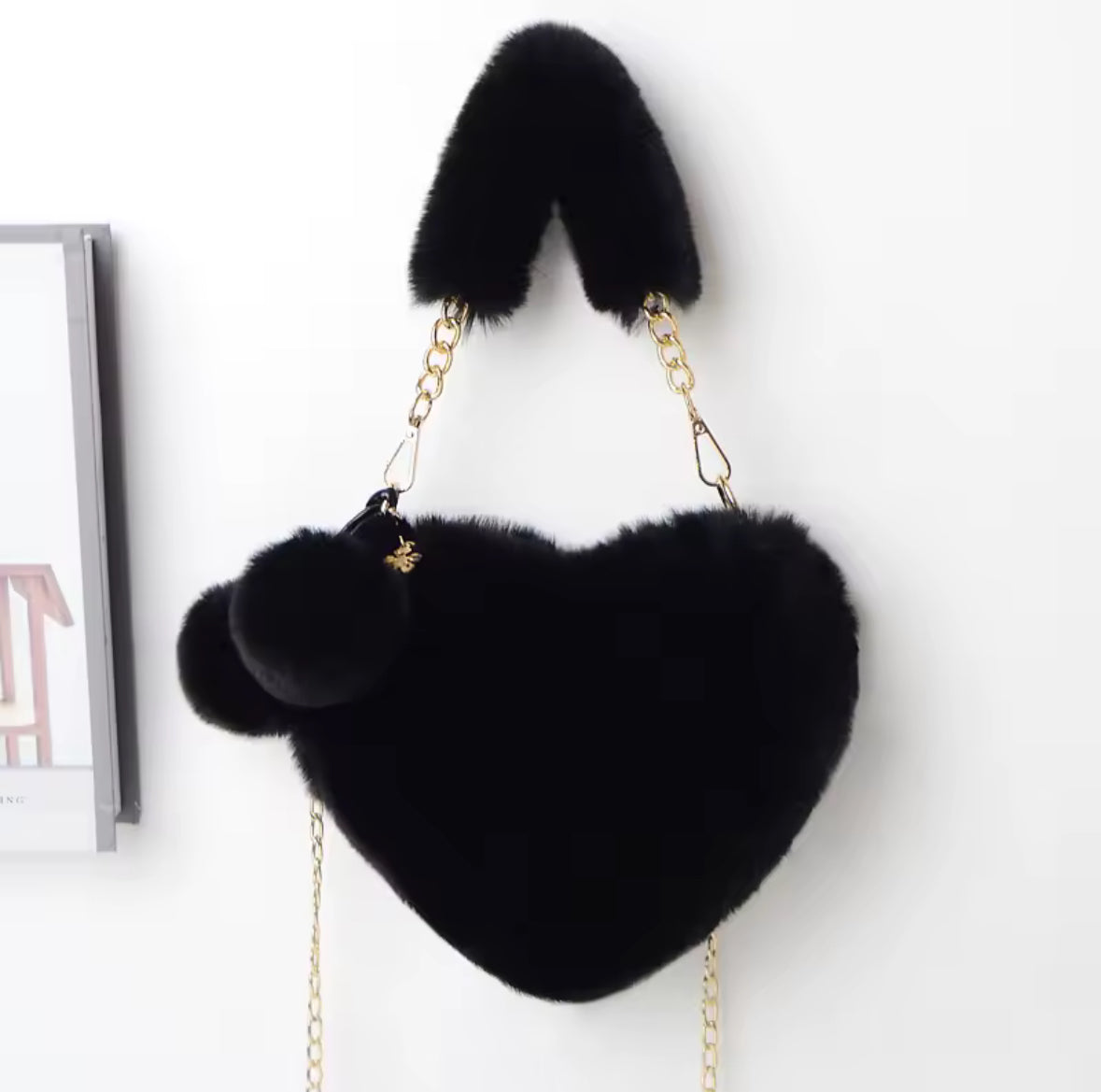 The BAE Plush Heart Bag