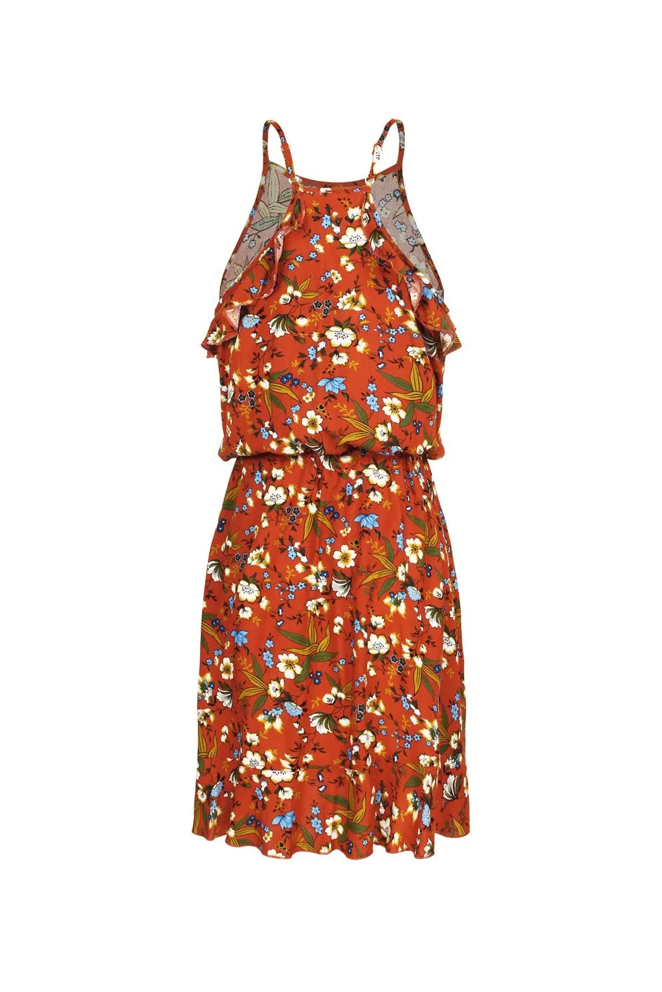 Burnt floral summer dress