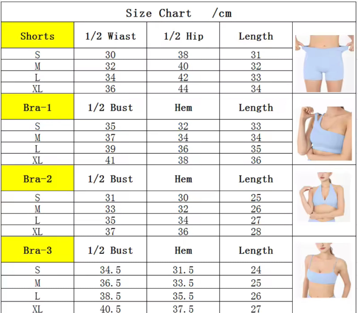 BAE x Sculpted “Flex” Halter top + shorts
