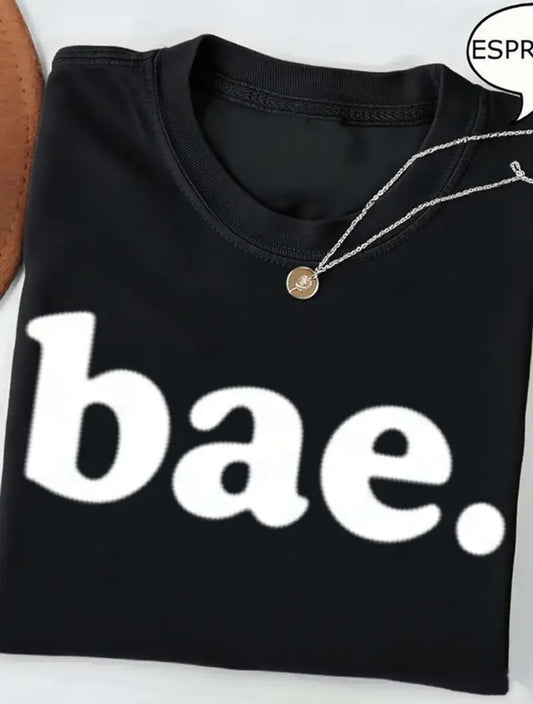 The Classic BAE Tee – Bold Simplicity, Everyday Statement